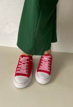 Load image into Gallery viewer, red trainers for women