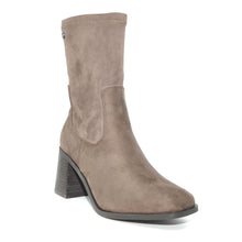 Load image into Gallery viewer, taupe dressy ankle boots