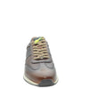 mens casual leather trainers