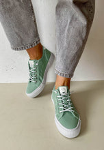 Load image into Gallery viewer, green casual shoes for women