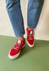 red summer shoes 