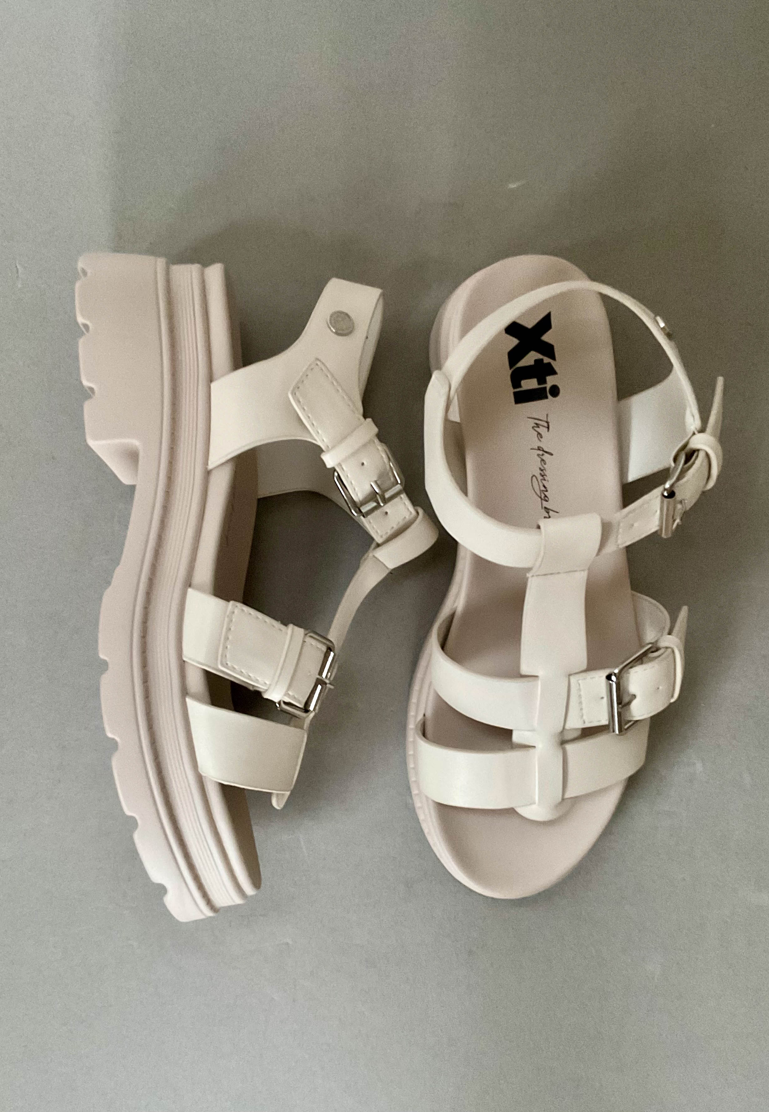 white block heel sandals