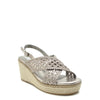 silver wedge sandals
