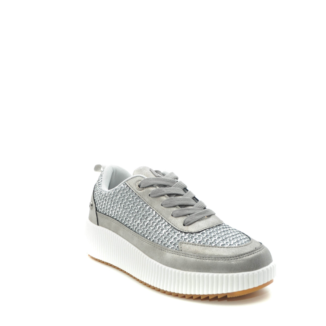 silver dressy trainers