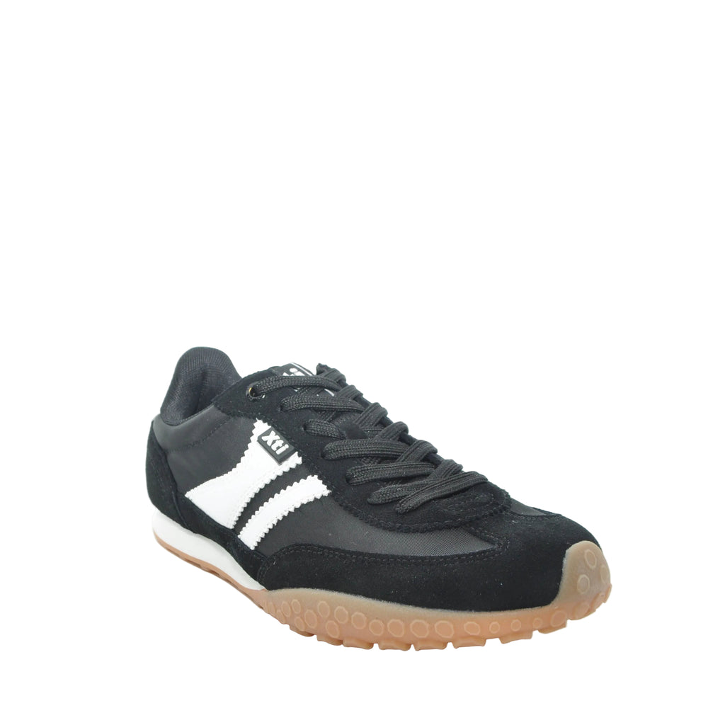 black sneakers
