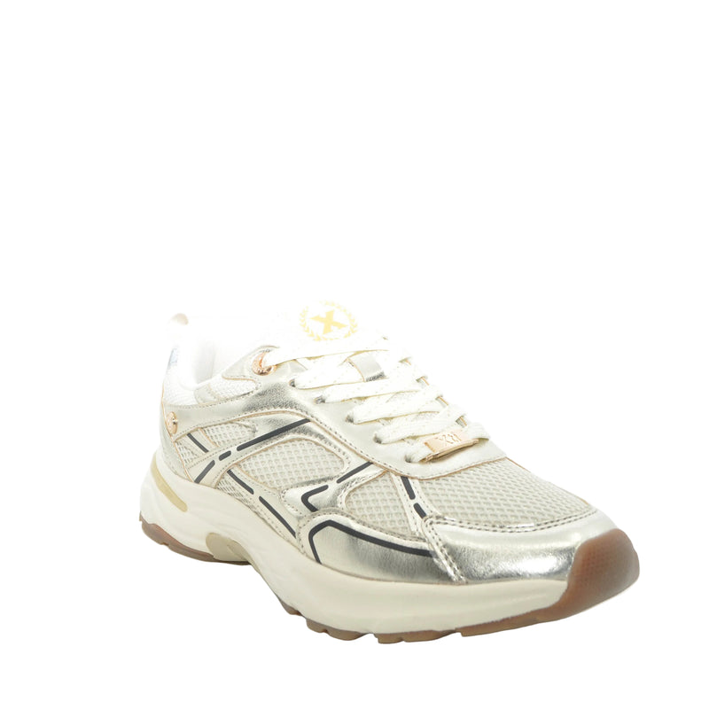 Load image into Gallery viewer, xti gold sneakers
