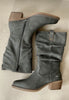 mustang grey cowboy boots