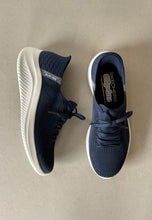 Load image into Gallery viewer, skechers navy slip ins