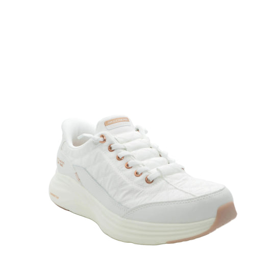 white slip in trainers