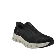 Load image into Gallery viewer, ladies black skechers trainers