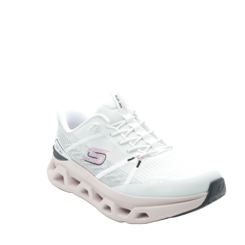 Load image into Gallery viewer, white skechers trainers
