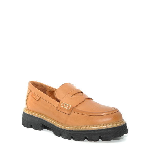 tan loafers