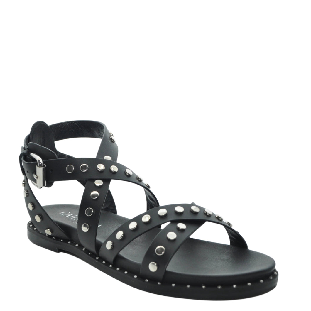 black carmela sandals