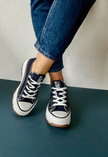 Load image into Gallery viewer, navy sneakers
