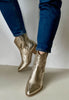 gold ladies boots