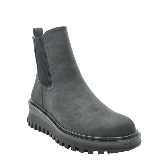 casual wedge boots