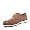 brown boat shoes