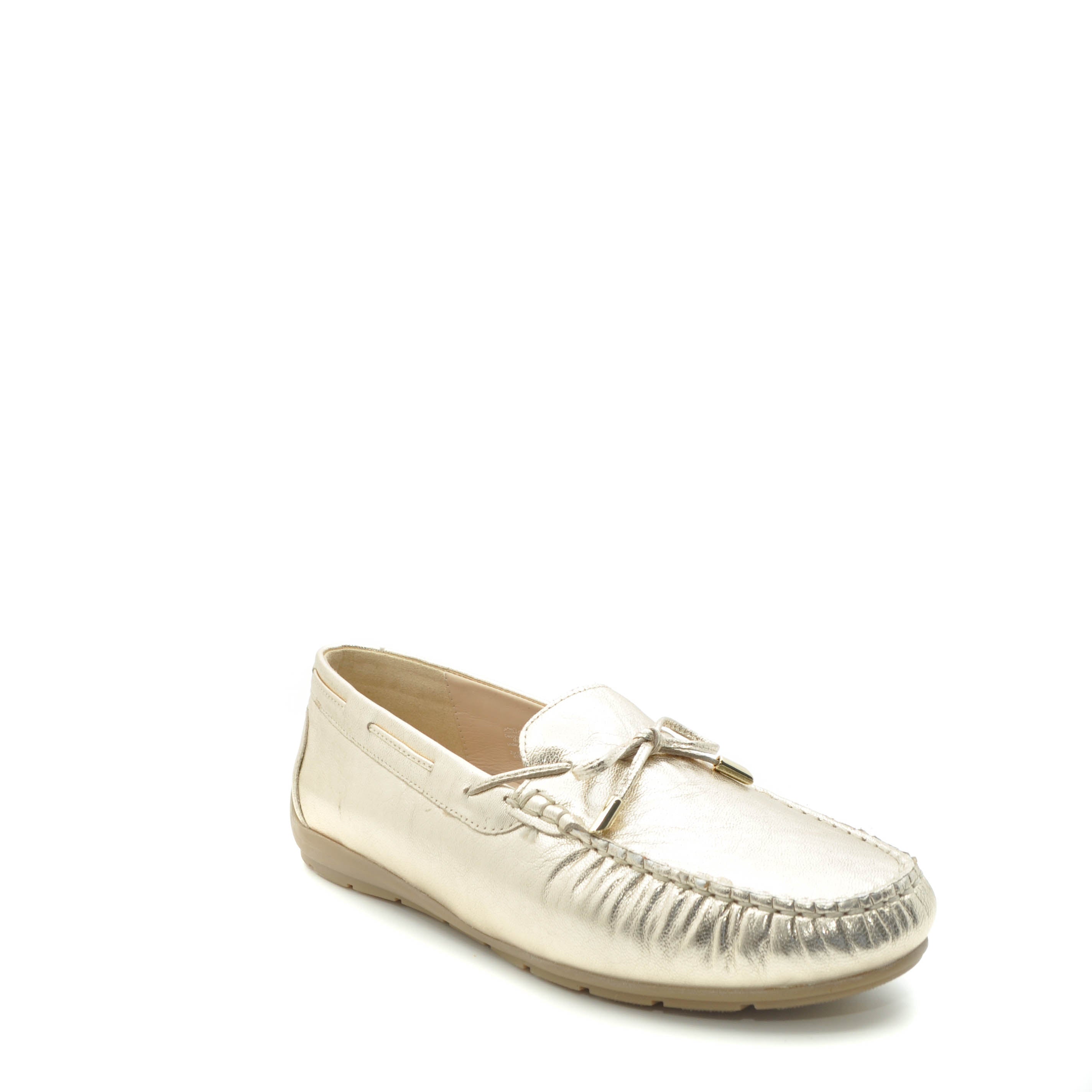 ara gold loafers