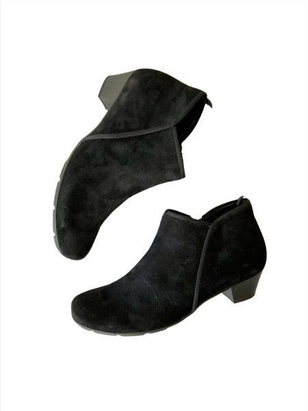 black suede boots