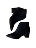 black block heeled boots