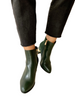 green block heel boots