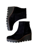 black suede gabor boots