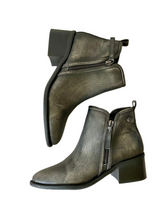 Load image into Gallery viewer, pewter block heel boots