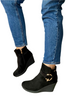 back wedge boots