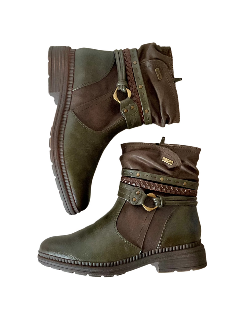 Load image into Gallery viewer, olive boots jana
