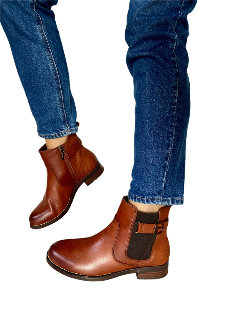 brown chelsea boots for women