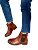 brown chelsea boots for women