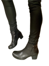 Load image into Gallery viewer, gabor black leather boots for women