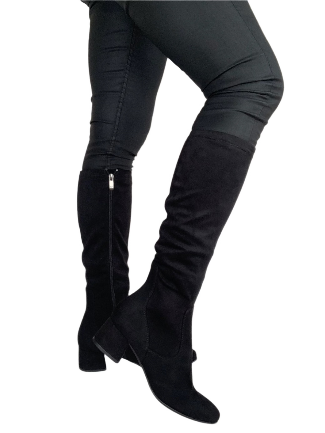 womens black calf boot