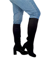 Load image into Gallery viewer, long black boots for women