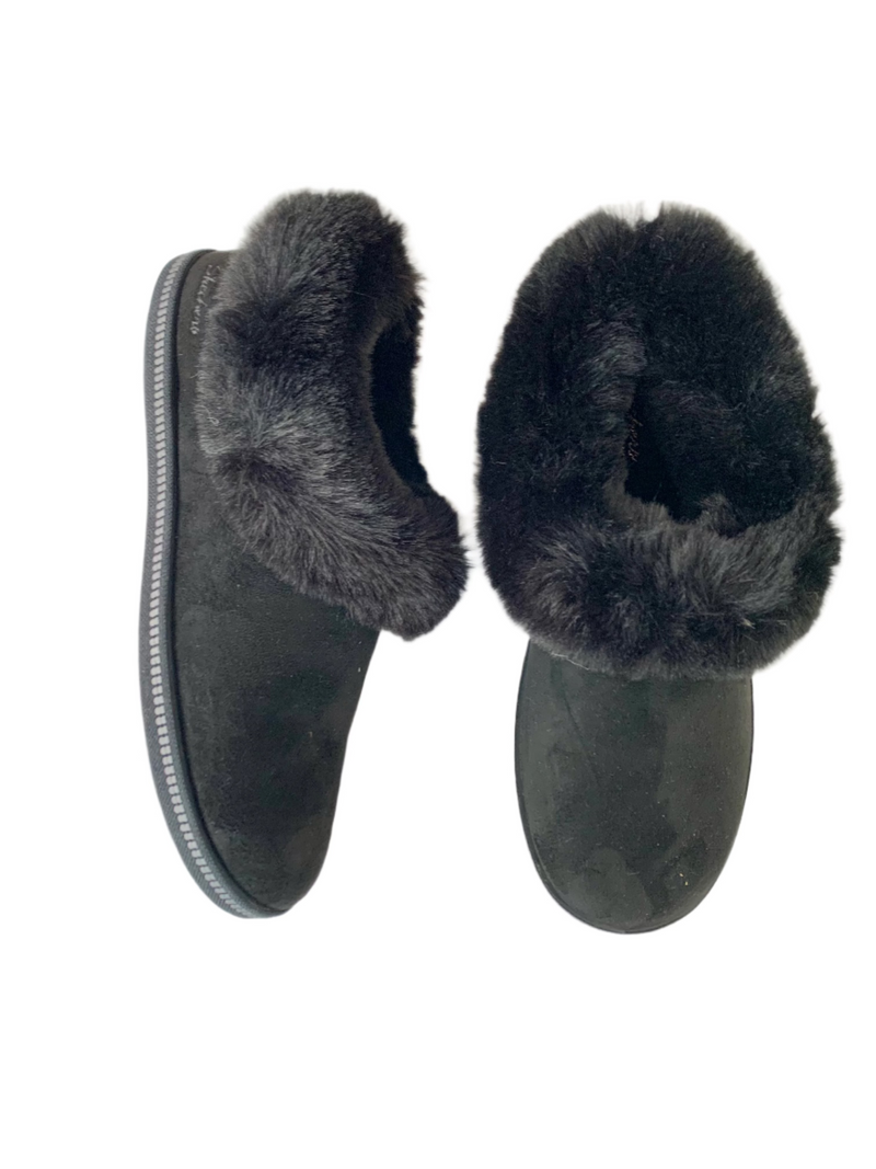Load image into Gallery viewer, blak slippers for women
