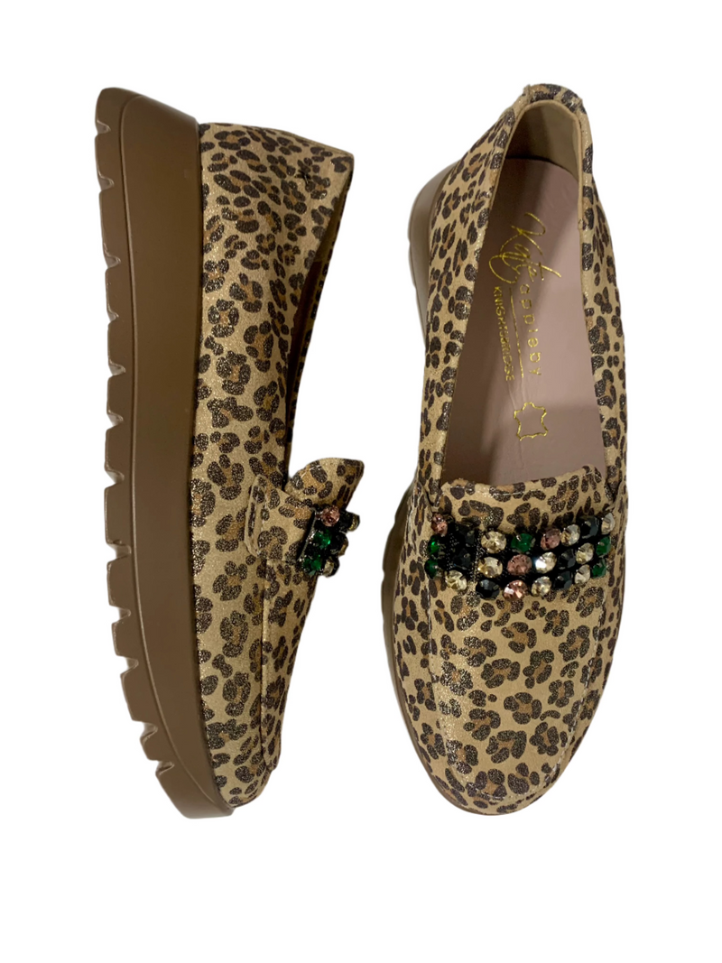 Load image into Gallery viewer, leopard print loafers online
