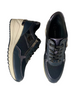 navy wedge trainers