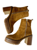 tan suede block heel boots