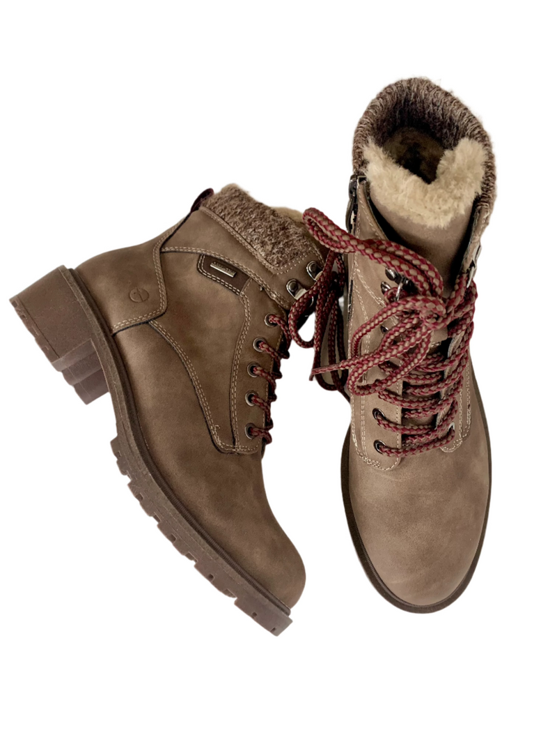 Load image into Gallery viewer, ladies fur lined ankle boots
