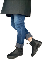 Load image into Gallery viewer, black womens blundstone boots