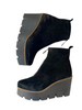 black ladies ankle boots