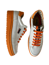 Load image into Gallery viewer, white leather trainers