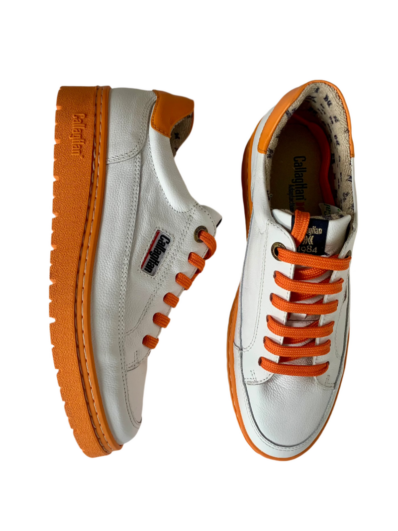 Load image into Gallery viewer, white leather trainers
