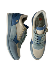 Load image into Gallery viewer, blue casual shoes for women