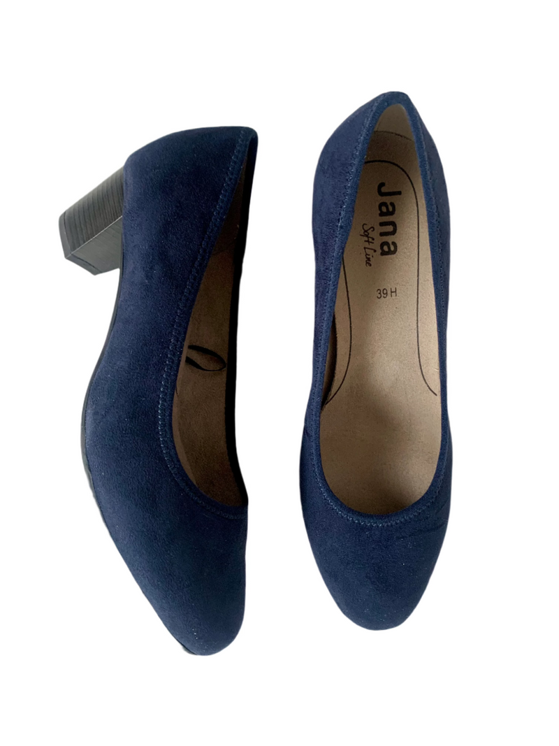 Load image into Gallery viewer, navy low heels

