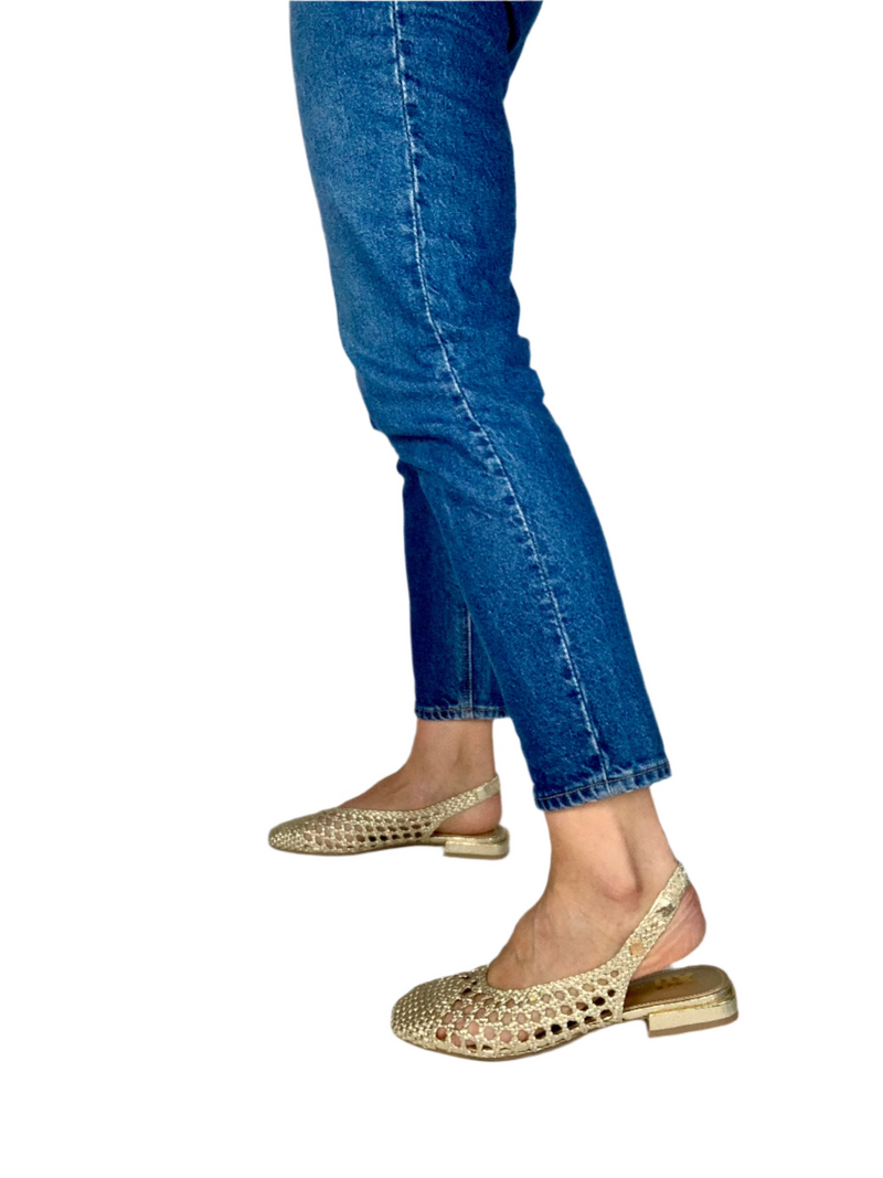 Load image into Gallery viewer, gold sandals
