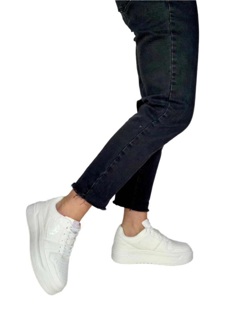 Load image into Gallery viewer, white chunky sneakers
