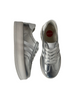 silver platform trainers