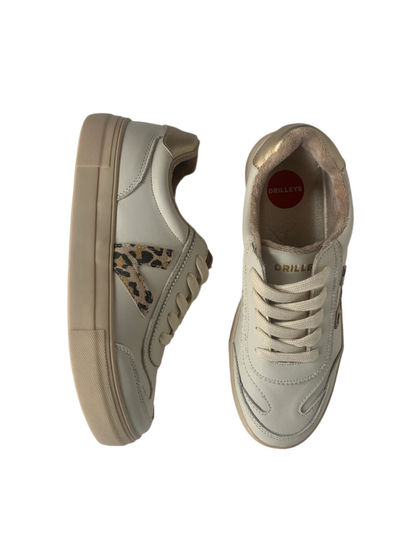 Load image into Gallery viewer, white trainers to wear with dresses
