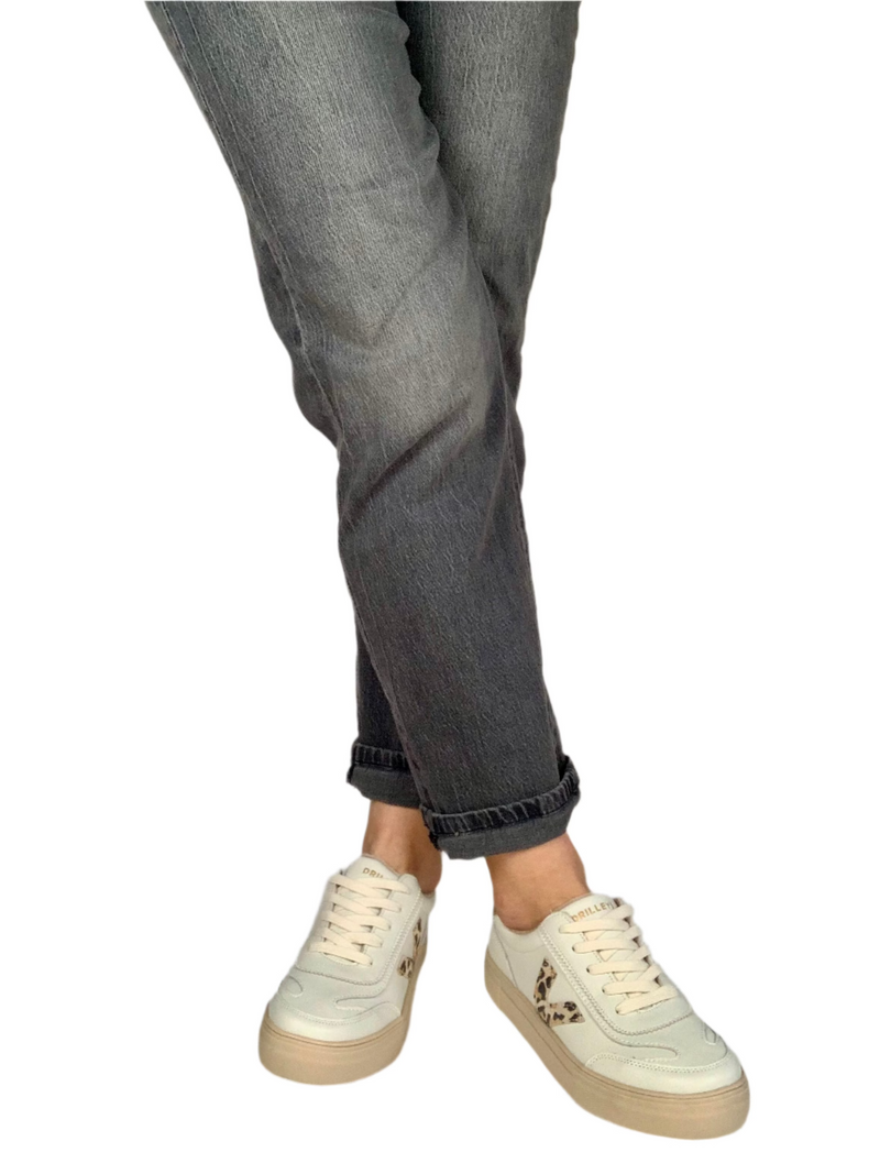 Load image into Gallery viewer, white leather trainers
